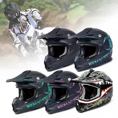 Orthrus Off Road Motorcycle Dirt Bike ATV Motocross Helmet For Adult Youth DOT • $58.51