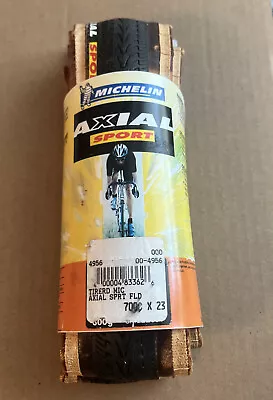 ONE NOS MICHELIN Axial Sport 700 X 23 Road Tire Tan Wall Made In France • $25.65