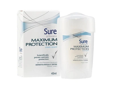 £71.11 • Buy Sure Women Maximum Protection Anti-Perspirant Deodorant Clean Scent Cream 45ml