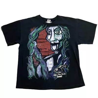 Jeff Hardy Impact Wrestling 2011 Jeffrey Nero Hardy Framed Art T Shirt Sz XL • $40