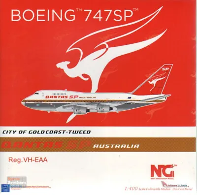 NGM07009 1:400 NG Model Qantas B747SP Reg #VH-EAA 'City Of Gold Coast - Tweed' • $72.70