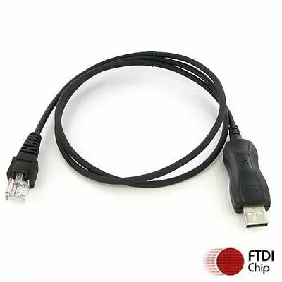 Vertex Standard USB FTDI Mobile Radio Programming Cable 8-Pin CT-104 • $30.99