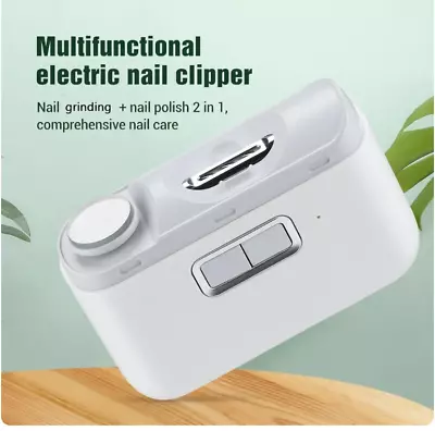 Electric Nail Clipper Automatic Intelligent Nail Polisher Grinder Multifunction • $24.74