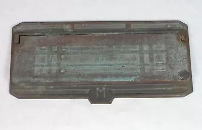 Vintage American Device Brass Art Deco Mail Slot • $39.99