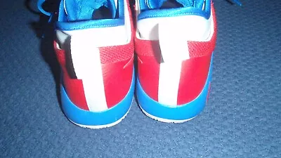 MENS PG 2 ID Men's Basketball Shoe SIZE 12 RED/WHITE/BLUE GOOD CONDITION • $9.99