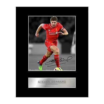 £6.99 • Buy Steven Gerrard Signed Photo Display Liverpool Gift Picture Print