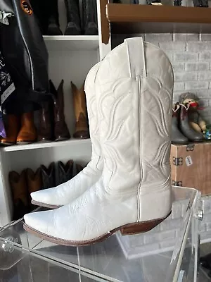Sendra 10.5 White Men’s Western Cowboy Boots  • $200