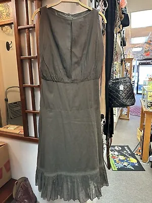 WOMEN MORGANE LE FAY TAUPE  Sleeveless Dress Medium • $49