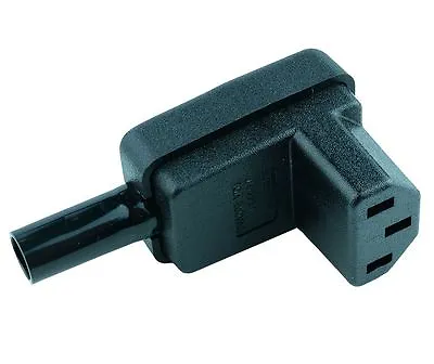 IEC Right Angle Inline Female Socket Connector Rewireable Lead Connector C13 • £4.99