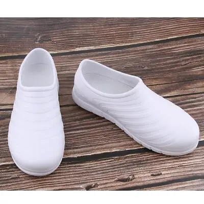 Unisex Non Slip Chef Clog Oil Water Resistant Work Lightweight Shoe White 39 • £18.13