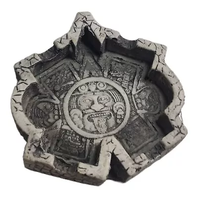 Aztec Resin Ashtray Handcrafted Mexican - Premium Artisanal Quality • $19.99