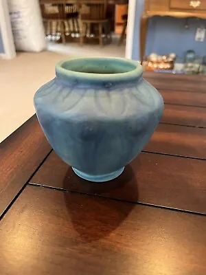 Vintage Early Van Briggle Pottery Turquoise Vase Urn • $95