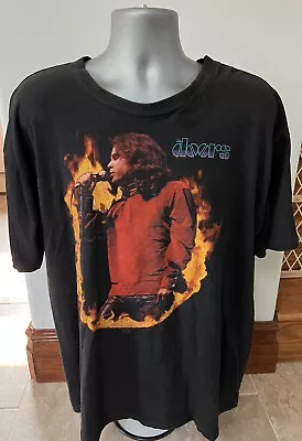 Vtg The Doors Jim Morrison T Shirt Light My Fire Winterland Men XL Single Stitch • $66.96