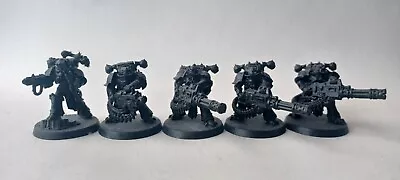 B2 Chaos Space Marines Havocs X5  Autocannon Heavy Bolter  • £25