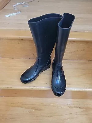 Michael Kors Rain Rubber Boots Black • $15