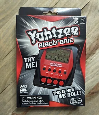 Yahtzee Handheld Digital Game By Hasbro - A2125 New Sealed • $34.19