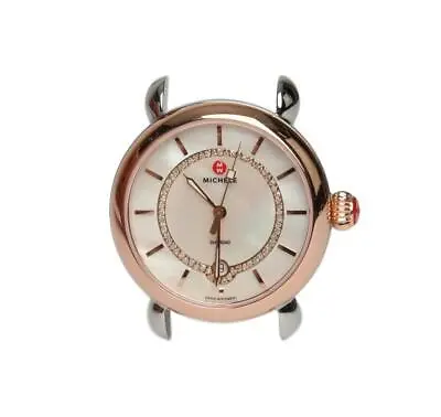 Michele Women's CSX Elegance Diamond Dial Watch Case 36mm Rose Gold 0435 • $975