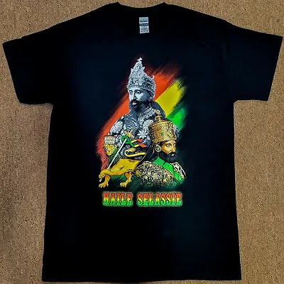 Rasta Haile Selassie I T Shirt • $18.99