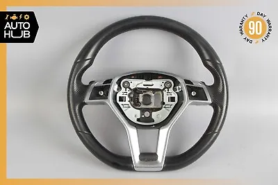 12-18 Mercedes W204 C250 SLK250 CLS550 AMG Sport Steering Wheel Flat Bottom OEM • $203.35