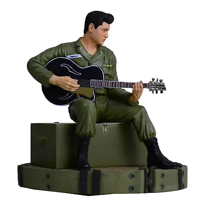 Elvis Presley KnuckleBonz 2009 Elvis In Army Rock Iconz Statue #372 Missing Peg • $395