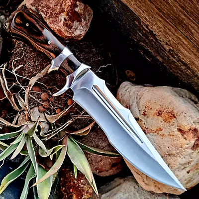 Outdoor COLUMBIA Hunting Knife Large Fixed Blade Bowie Camping Survival Knife • $54.99