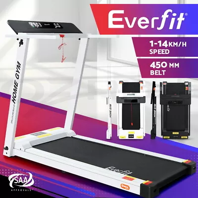 $444.95 • Buy Everfit Treadmill Electric Home Gym Exercise Running Machine Fitness 450MM