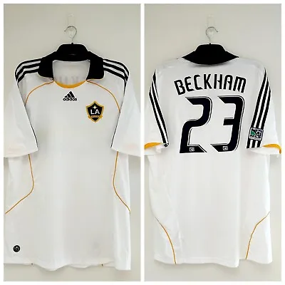 LA Galaxy | Home Football Shirt | 2009 | David Beckham 23 | XXL • £30