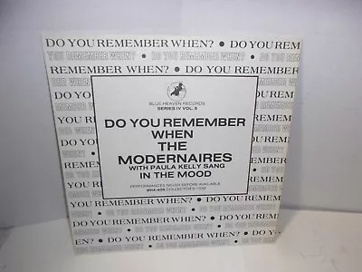 DO YOU REMEMBER WHEN THE MODERNAIRES PAULA KELLY SANG IN THE MOOD Vinyl Record • $7.50