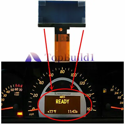 LCD Display For MERCEDES BENZ W203 C240 Speedometer Instrument Cluster 2001-2004 • $82.20