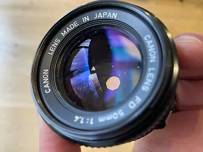 Canon Fd 50mm F1.4 Lens • £80