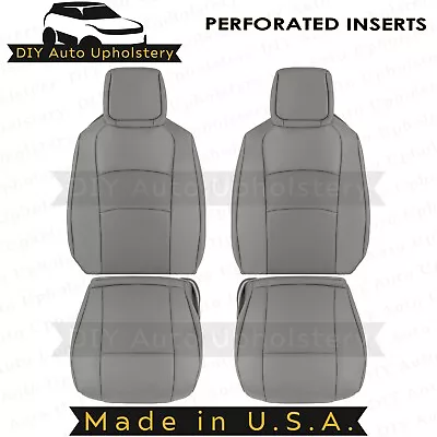 2009-2014 For Ford E350 Econoline Van Front Set Vinyl Seat Covers Gray • $512.99