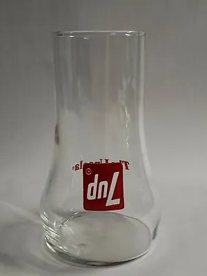 7UP Glass Drinking Un Cola Inverted Look And 6  Tall Upside Down Vintage • $14.99