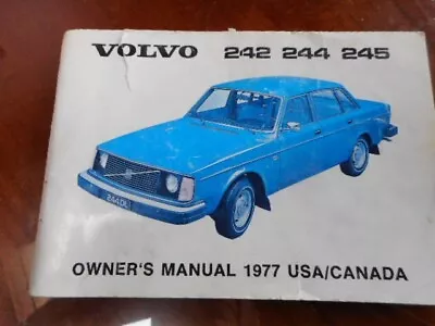 1977 Volvo 240 Owners Manual • $35