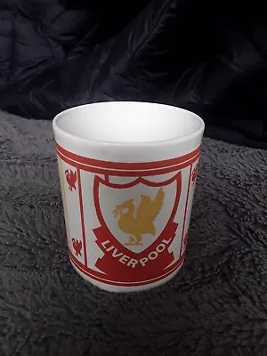 Vintage Liverpool Fc Ceramic Mug Circle Sports Promotions Rare!! • £14.99