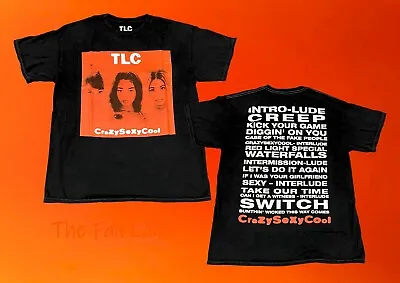 New TLC Crazy Sex Cool Album 1994 Retro 2 Sided Vintage Mens T-shirt • $22.95