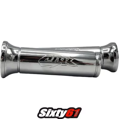 Honda CBR 600F4i 600RR 900RR 954RR 1000RR Chrome Grips Engraved • $35