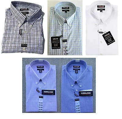 Kirkland Signature Men's Traditional Fit Non-Iron Dress Shirt • $19.99