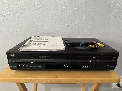 JVC HR-XVC26U DVD VCR Combo Player Video Recorder VHS W/ Manual Works Great! • $54.98