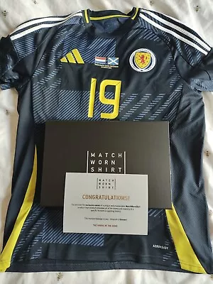 Scotland Match Worn Shirt With Coa • £390