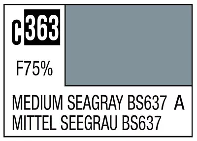 Mr Hobby Mr Color C363 Medium Seagray (RAF Standard Color/WWII Mid-Late) - 10ml • $6.49