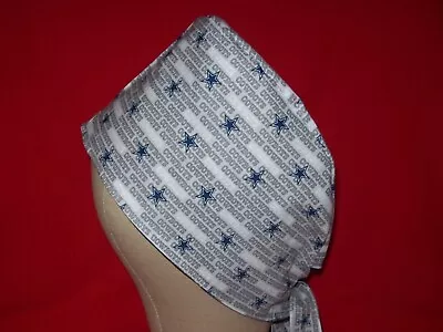 Men/Women Surgical Scrub Cap Lined Dallas Cowboys Very Cool 100% Cotton NFL • $17.99