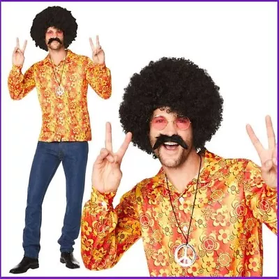 Karnival Mens 1970's Groovy Shirt • £12.79