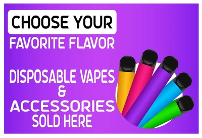 $11.07 • Buy 1 X VAPE SHOP WINDOW SIGN STICKER GRAPHIC DECAL ADVERT 009-2