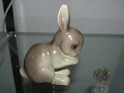 Adorable Cute Cortendorf Bunny Rabbit Western Germany Porcelain Mid Century • £19.95
