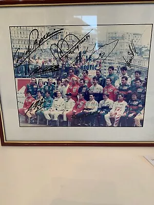 Genuine Formula 1 Signed Photos Including Ayrton Senna & Michael Schumacher • $4357.85