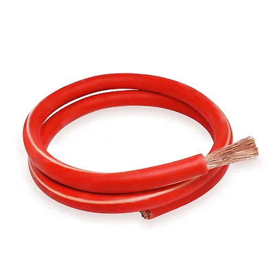 AUTO RV Welding Battery Power Ground Cable Wire 0 2 4 6 Ga Gauge AWG CCA Red • $20.89