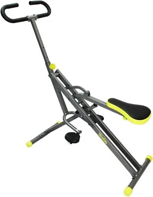 Home Gym Core Ab Booster Squat Workout Machine Upright Exercise Rower Trainer • £49.99