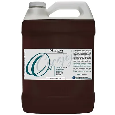 Neem Oil 100% Pure Organic Virgin Unrefined Cold Pressed Raw Premium Bulk Vegan • $68.99