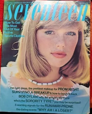 Seventeen Magazine April 1974 Patti Hansen Cover Bob Dylan Teen Fashion • $14.95