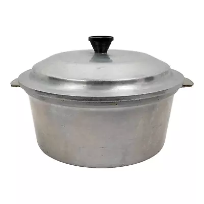 Vintage Miracle Maid Cookware G2 3 Qt Cast Aluminum Pot With Insert And Lid • $49.95